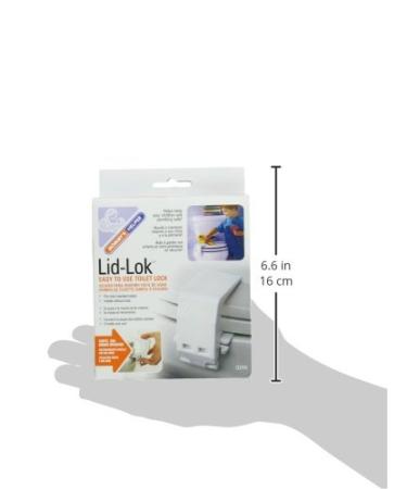 Lid-Lok Toilet Seat Safety Latch White - Mommy's Helper 1-Pack - Buy Online on GoSupps.com