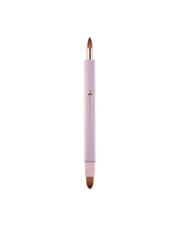 Minkissy 1pc Lip Brush Lip Gloss Brush Portable Makeup Brush Face Powder Brush Makeup Brush Lipstick Eyeshadow Lip Applicator Concealer Brush Lipstick Brush Aluminum Tube Travel Telescopic