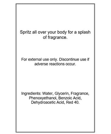 Eclectic Lady Red Hot Cinnamon Body Spray - 4 oz Handcrafted in USA Paraben Free Moisturizing Fragrance for Women Regular Strength 4 Fluid Ounces - Buy Online on GoSupps.com
