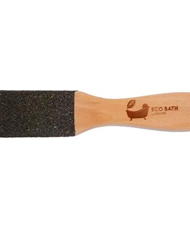 Eco Bath Natural Pumice Foot File for Men and Women - Callus & Dead Skin Remover with Wood Handle - Buy Online on GoSupps.com