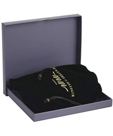 Masters of Mayfair Luxury Lavender-Infused Silk & Cotton Sleep Mask (Grey) - for Travel or Home Use - Men and Women - Buy Online on GoSupps.com