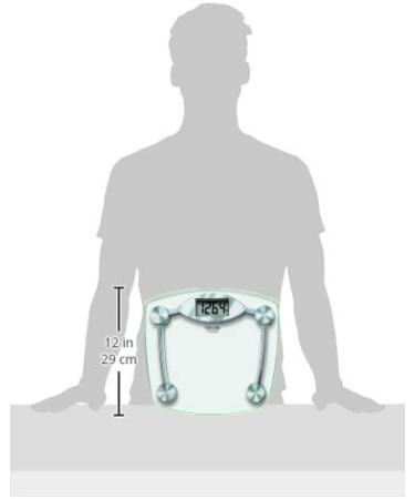 Taylor Precision Digital Bathroom Scale | Highly Accurate 400 lb Weight Capacity | Instant On/Off, Clear Glass & Chrome Finish - Buy Online on GoSupps.com