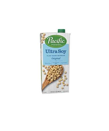 Pacific Foods Ultra Soy Non-Dairy Milk Original 32 Fl Oz - Pack of 12 - Buy Online on GoSupps.com