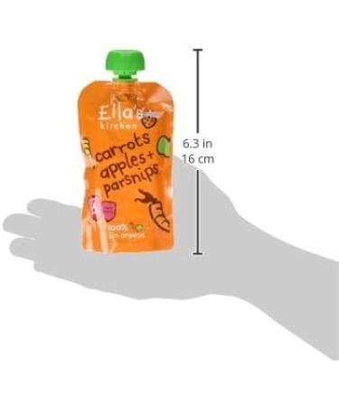 Ella's Kitchen Organic Carrots Apples and Parsnips 4 Months 120g - Pack of 1 - Buy Online on GoSupps.com