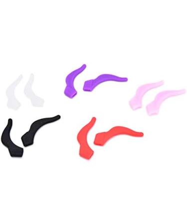 1 Pair Silicone Reading Glasses Ear Hook Grip Holder - Anti-Slip Sunglasses Temple Tips for Secure Fit - Buy Online on GoSupps.com
