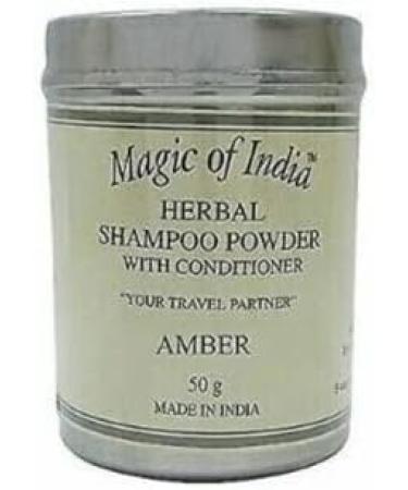 RSGM Magic Of India Herbal Amber Shampoo Powder With Conditioner - 50g - Buy Online on GoSupps.com