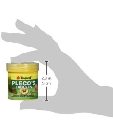TROPICAL Pleco's Tablets Fish Tank Food 11 Pieces 50 ml - Buy Online on GoSupps.com