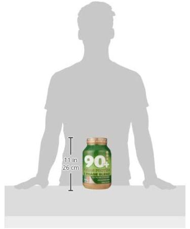 Nutrisport 90+ Protein Vegan Unflavoured 908g - Plant-Based Protein Powder - Buy Online on GoSupps.com