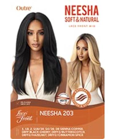 Outre HD Lace Front Wig Neesha 203 Soft N Natural 1B - High Definition Synthetic Hair - Buy Online on GoSupps.com