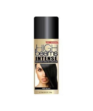 High Beams Intense Temporary Spray-On Hair Color - Black 2.7 oz 2.0 Black 2.7 Ounce (Pack of 1)