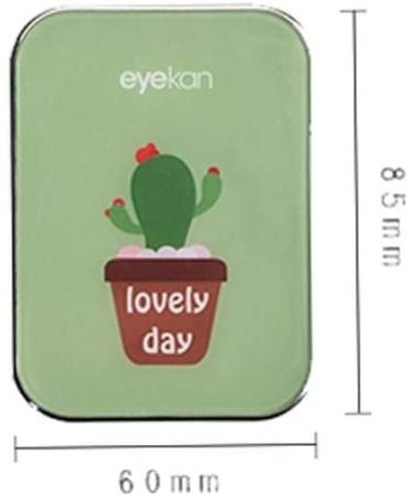 Stylish Heart-Shaped Contact Lens Case & Container - Cute Portable Cartoon Design for Girls | Shop Now! - Buy Online on GoSupps.com