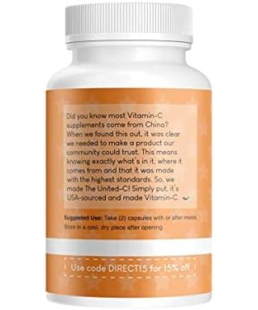 Eagle United C - USA Made Vitamin C Supplement for Immune Support - Buy Online on GoSupps.com