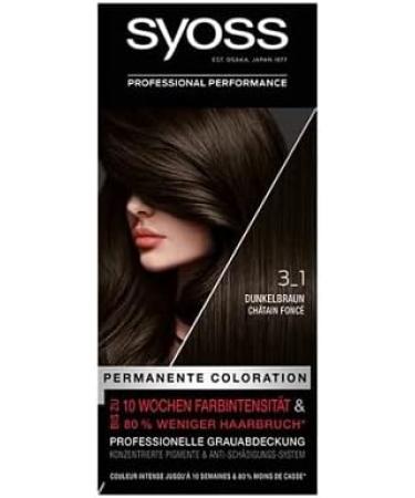 Henkel Beauty Care Syoss Coloratio donkerbruin 31 115 ml - Buy Online on GoSupps.com