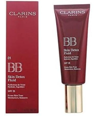 Clarins SPF 25 Skin Detox Fluid BB Cream No. 01 Light 45ml - Buy Online on GoSupps.com