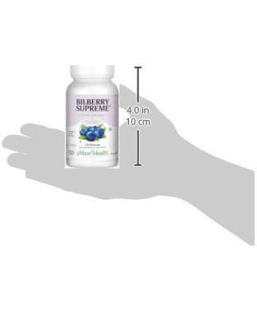 Maxi Health Bilberry Supreme Eye Support Formula - 120 Count - Buy Online on GoSupps.com