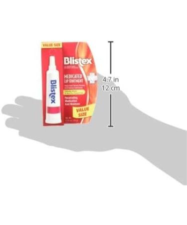 Blistex Lip Ointment Medicated 0.35 oz (Pack of 3) - Soothes and Protects Dry Lips - Buy Online on GoSupps.com