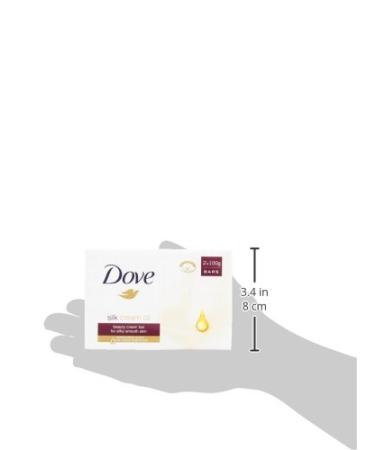 Dove Cream Oil Beauty Bar with Moroccan Argan Oil - 3.5oz (100g) Bars, Pack of 2 - Italian Import - Buy Online on GoSupps.com