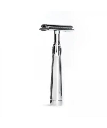 Benjamin Barber Classic Safety Razor - Chrome | Premium Shaving Experience | International Shipping Available - Buy Online on GoSupps.com