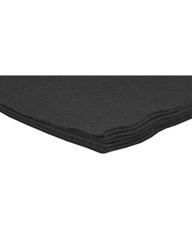 Felt Sheets for Crafts 9x12.Acrylic Sheets Art and Craft Material.Fabric Craft Supplies Gift Wrapping Supplies Fabric Felt for Crafts Sewing Halloween Costumes-6PC Felt Fabric Black Felt Paper 6pc Felt Sheets-black