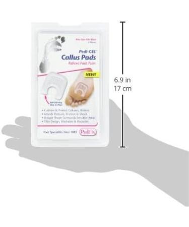 PediFix Pedi-Gel Callus Pads - 2 Count | Pain Relief for Calluses - Buy Online on GoSupps.com