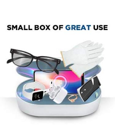Cahot Portable UV Light Sanitizer Box with Aroma Diffuser - Fast Charging for Phone, Jewelry, Watches, Glasses - Buy Online on GoSupps.com