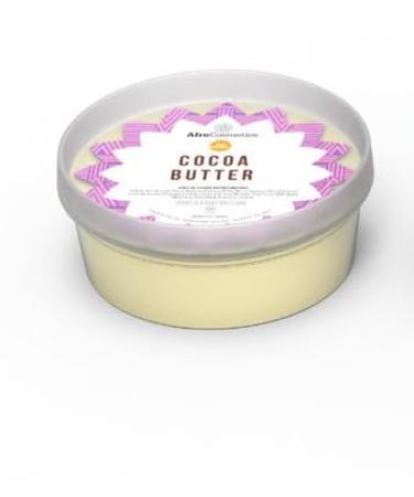 AFROCOSMETICS Cocoa Butter 100% Unrefined Pure Natural Organic Cold Pressed Moisturizer 8 oz (1)