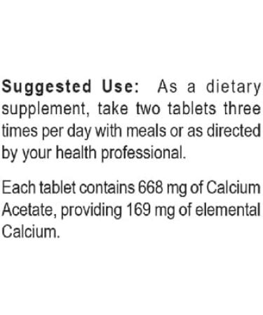 Dialyvite Calcium Acetate - 200 Tablets - Buy Online on GoSupps.com