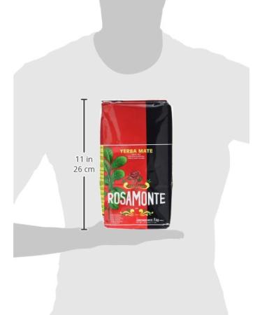 Buy Rosamonte Mate Tea Pack of 3 (3 x 1000g) - Authentic Argentine Natural Caffeinated Herbal Tea - International Shipping Available - Buy Online on GoSupps.com