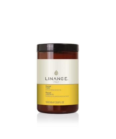 Linange Repair Mask with Shea Butter and Coconut Oil - Nourishing Hair Treatment  33.8 oz.