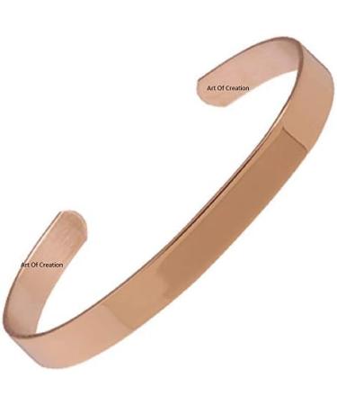 Buy Aleafa Pure Copper Bracelet Kada - Adjustable Spiritual Wrist Band for Men & Women | Pain Relief Jewelry #Aport-548 - Buy Online on GoSupps.com