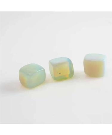 gem 10pc 18mm-25mm Natural Opal Quartz Cube Decorative Stone Can be Used for Home Office Decoration JZIGTDEM - Buy Online on GoSupps.com