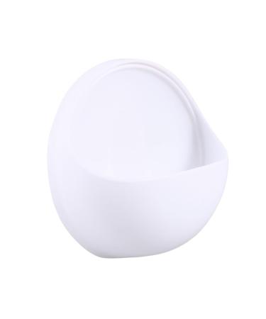Ciieeo Wall-mounted Soap Dish Suction Cup Soap Dish Wall-mounted Soap Holder Soap Dish for Bathroom Bath Soap Holder Kitchen Soap Holder Take a Bath Soap Box White White 11.00X10.50X5.00CM