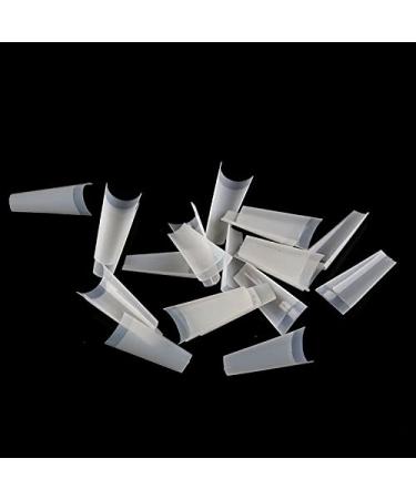 500pcs Natural Coffin Acrylic Nail Tips w/ Box - Long Half Cover False Nails | 10 Size Ballerina Nail Art - Artificial Fake Nails - Buy Online on GoSupps.com