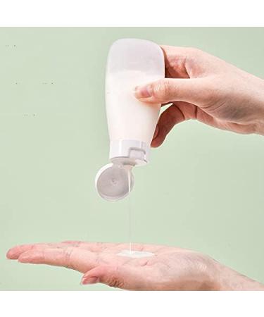 6Pcs 100ml Empty Refillable Clear Plastic Cosmetic Soft Tubes Bottles Squeeze Travel Bottle with Flip Cap Makeup Sample Packing Container Dispenser for Shampoo Shower Gel Facial Cleanser Body Lotion 100ML/3.4oz - Buy Online on GoSupps.com
