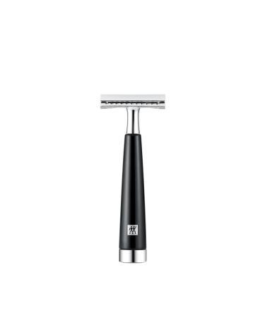 ZWILLING safety razor with closed comb for men or women suitable for all razor blades black single safety razor