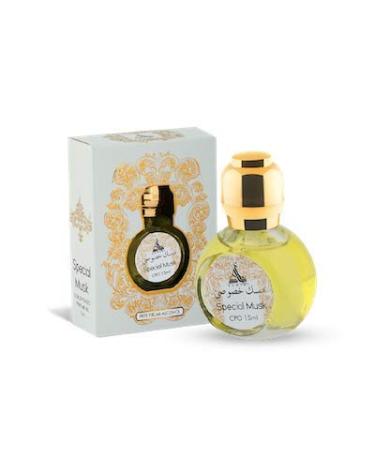 Hamidi 15 ml Concentrated Perfume Oil Alcohol Free Attar for Men and Women (Pack of 4) (Khalifa + Golden dust + Ahasees + Special Musk) - Buy Online on GoSupps.com