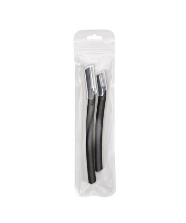 Razor for women professional dermaplaning tools facial razors peach fluffy and hair removal eye brewer razors (color: a)