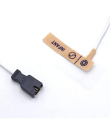 5pcs 9 Pins Compatible Masimo Disposable Infant Spo2 Sensor - LNCS Inf 1861 Probe with Adhesive Tape - Fits Pronto-7 Rad-57 Rad-8 Radical-7 - International Shipping Available - Buy Online on GoSupps.com
