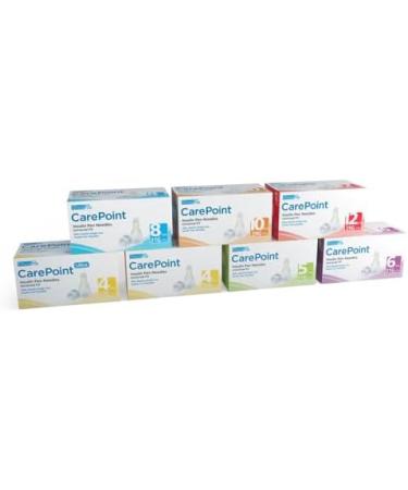Carepoint Diabetic Insulin Pen Tips 32G x 4mm (100 Pcs/Box) by GlucoRX + Next Element Sticker Bundle - Buy Online on GoSupps.com