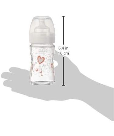 Chicco Baby Bottle Glass Wellness - 150ml Silicone, 0Mesi | Shop Now - Buy Online on GoSupps.com