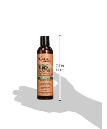 Buy Kuza Jamaican Black Castor Oil Shampoo (8 Oz) - Best Treatment for Damaged & Dry Hair for Men & Women | International Shipping - Buy Online on GoSupps.com