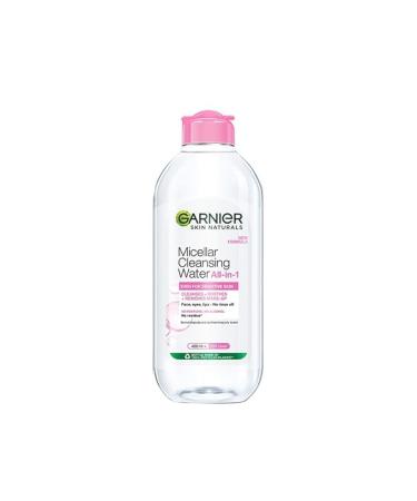 G.ar_ni.er Micellar Cleansing Water - Vegan Gentle Cleanser & Makeup Remover for All 400ml - 100% Dirt & Pollution Removal - Buy Online on GoSupps.com