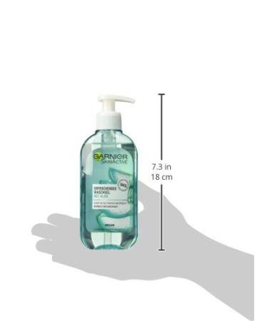 Garnier SkinActive Cleansing Gel with Aloe Extract | 200ml for Normal & Combination Skin - Hydrating & Gentle Cleanser - Buy Online on GoSupps.com