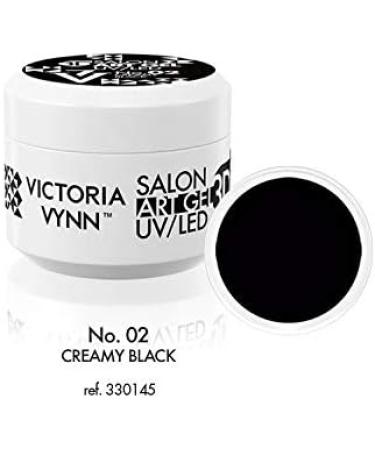 Buy VICTORIA VYNN Art Gel 3D 02 Creamy Black - Solid Color Nail Gel for Stunning Manicures | International Shipping Available - Buy Online on GoSupps.com
