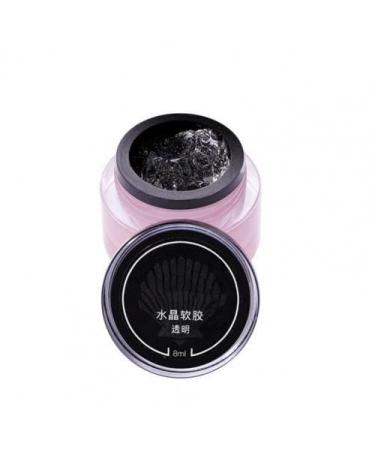 Nail Top Gel Colorful Fast Dry Easy-Cleaning PVC Gypsum Gel for Beauty Long Lasting Gel Polish Manicure UV Gel Lacquer - (Color: Transparent)