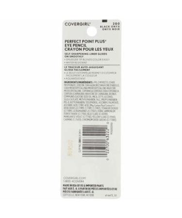 COVERGIRL Perfect Point PLUS Eyeliner - Black Onyx Self-Sharpening Pencil with Smudger Tip - Buy Online on GoSupps.com