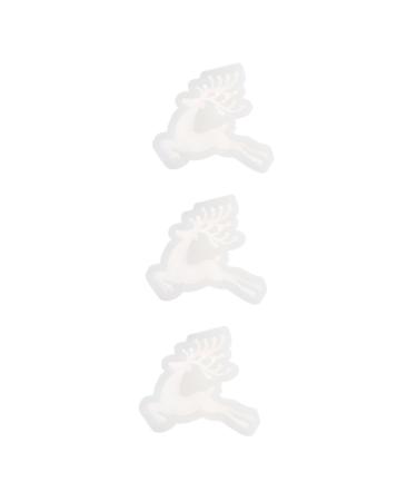 Ciieeo 3 Pcs Christmas Stencils Silicone Molds Candy Mold Xmas Silicone Mold for DIY Cake Mold Chocolate