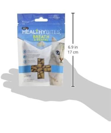 VetIQ Healthy Bites Breath & Dental Cat Treats 65 g (Pack of 8) - Buy Online on GoSupps.com