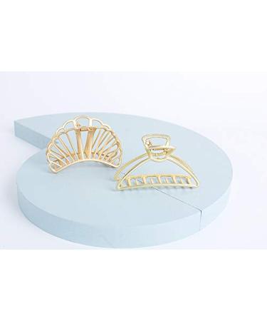 YooWoo Metal Hair Claw Clips 3 Pcs - Large Hair Catch Barrette for Thick Hair - Buy Online on GoSupps.com