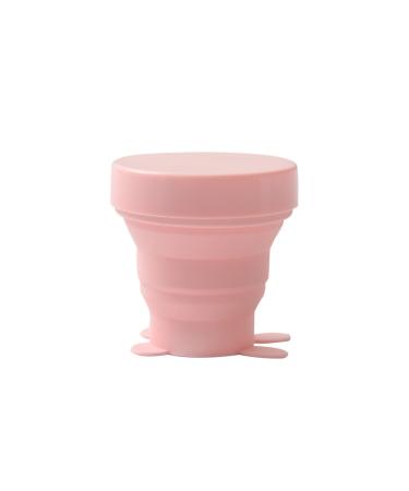 Collapsible Silicone Cup for Home Travel Use Menstrual Cups and Storing Your Diva Cup Foldable Silicone Cup 1 Piece Folding Cup